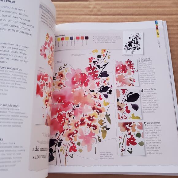 Watercolor Techniques for Artists and Illustrators : Learn How to Paint DK 2020 - Picture 6 of 13